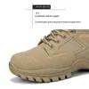 Fitness Shoes Summer Botas táticas respiráveis homens Forças especiais Forças Esportivas ao ar livre Caminhadas de escalada Combate do exército masculino tornozelo