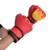 Équipement de protection 1 paire de gants de boxe pour enfants pour enfants, maille de flamme professionnelle, gants de flamme en cuir PU respirants, gants d'entraînement de boxe Sanda yq240318