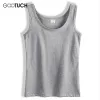 Tops Plus Size Hemd 4XL 5XL 6XL Dames Katoenen Tanktops Dames Mouwloos T-shirt Groot formaat Dames Sexy Wit Singlet 049A