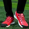 HBP zapatos de Golf para hombre sin marca, zapatos deportivos con punta, perillas, hebilla, forro de malla, zapatillas antideslizantes transpirables para hombre, zapatos de golf para hombre