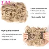 Perruques synthétiques LiangMo Mariée Désordre Gros Chignon Bouclé Chignon avec Clips De Peigne En Queue De Cheveux Couverture Queue De Cheval Synthétique Naturel Faux Cheveux 240329