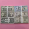 Fake Money Movie Prop Money Bar prop Party US uk euro aud Dollar Euros Pound English Realistic Toy Bar Copy Currency 100 Pcs/pack