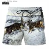 Men's Shorts Dr Graphic Shorts Men Summer Beach Shorts 3D Printing Elastic Waist Board Trunks Swimsuit Homme 2023 Summer Homme Ice Shorts Y240320