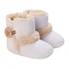 Boots Born Winter Snow Contrast Color Ankle Warm Baby Walking Shoes Fashion Daily For Toddler Infant