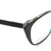 Damen Cat Eye Brillengestell für runde, modische optische Brillengestelle, Schildkröten-Retro-Rezeptbrille, Leopardenmuster 240313