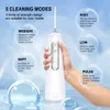 Oral Irrigators SUBORT Oral Rinser USB Charging Sink Portable Dental Sink 260ML Water Tank Waterproof Teeth Cleaner J240318