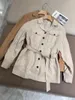 Women's Suits 24 Spring Linen Jacket Workwear Loose Thin Section Long Sleeve Casual Coat Windbreaker Suit