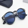 High quality striped round sunglasses steampunk designer glasses for men and women Plank frame UV400 protection With Original Case4768281