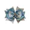 Hot Selling Winter Snowflake Bow Clip, Exquisite Handmade Fabric Children's Hair Clip