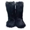 Bottes 2023 Bottes de neige en fausse fourrure hiver