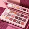 Ögon Shadow 18 Colors Desert Rose Eye Shadow Pearlescent Matte Glitter Eyeshadow Palette Long Lasting Make Up Eyeshadow Beauty Eye Palletel2403