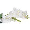 Fleurs décoratives orchidée papillon artificielle Durable 12 têtes orchidées en plastique pour Bouquets de mariée décorations pour la maison