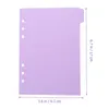 Pcs Separator Page Notebooks Index Classified Labels Pp Colored Binder Dividers
