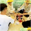 Blankets Disposable Plaid Picnic Mat Foldable Cam Blanket Pe Tablecloth Party Table Waterproof Mats Outdoor Suppplies Drop Delivery Ho Dhl0G