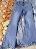 Jeans Femme Taille haute jean droit femmes printemps Vintage décontracté cheville longueur Denim pantalon coréen pantalons Streetwear Stretch Flare JeansC24318