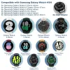 Cinghia in pelle morbida per Samsung Galaxy orologio 6 classico 47mm 43mm 44mm 45mm 45mmno spazi vuoti Quick Fit Samsuang Watch Wh pendband