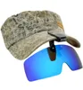 Chapeau de pêche en verre polarisé, visières, Clips de Sport, Clip sur lunettes de soleil pour la pêche, vélo, randonnée, Golf, UV4004865213