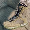 Fitness Shoes Men's Outdoor Tactical Boots High-top Suede Desert Combat Armygreen Spring And Autumn Ultralight Breathable Hiking