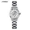 Sinobi pulseira feminina moda aço relógios de pulso marca luxo genebra relógio de quartzo senhoras relógio de pulso relojes mujer saatler273i