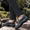 Fitnessschuhe, Unisex, Wildleder, atmungsaktiv, lässige Turnschuhe, Herren, Outdoor, Slip-On, alter Mann, Wandern, Damenmode, rutschfest, weich, Sport, Wandern