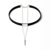 Gargantilha franja design exclusivo elegante borla pingente colar colar em demanda durável moda na moda