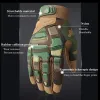 Gloves Mens Military Tactical Full Finger Gloves Rubber Outdoor Sport Protect Gloves Shooting Airsoft Motorcycle Gloves