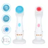 Cleansing Brush 3 Heads Sonic Spin Set Galvanica System For Skin Deep Cleaning Remove Blackhead Machine 240228