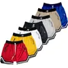 Shorts masculinos de malha esportiva, secagem rápida, treinamento muscular solto para o verão, fitness, corredores, casual, respirável, curto