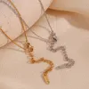 Fashionable and popular pendant stainless steel 18K gold plated retro new tarot card Pendant Necklaces