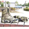 Scarpe da fitness Mesh traspirante Impermeabile Oxford Camo Antiscivolo Primavera Caccia all'aperto Escursionismo Arrampicata Stivali alti tattici da addestramento militare