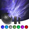 RGBW Colorful Water Ocean Wave Starry Projection Night Lamp Star Projector Mini Mix of Pattern Led Night Lights Video For Home Bed Decoration