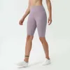 2024Aloyoga Pantaloncini da donna nuovi Pantaloni da ciclismo originali per lo sport da donna, Pantaloni da yoga nudi, Sollevamento fianchi, Fitness, Vita alta, Pantaloncini a 5 punti Pantaloncini da movimento di marca