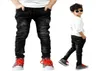 Meninos calças primavera outono preto jeans crianças calças casuais meninos jeans calças adolescentes crianças calças casuais 513 y meninos outwear9257007