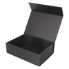 Present wrap magnetbox lådor förpackning kartong dekorativ minnessak fällbara gåvor stängningslock brudtärna förslag svart hopfällbart droppe dhlpl