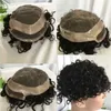 合成ウィッグ100％男性ヘアピースのための人間のヘアツープ男性