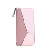 Fashion Color Collision Splicing Long Wallet Ladies Clutch Bag Female Simple Large Capacity Zipper Money Clip 032124