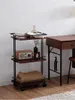 Kitchen Storage Japanese Cart Shelf Floor To Mobile Snacks Bathroom Multi-storey Bedroom Bedside