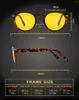 Sunglasses LVIOE Night Driving Glasses Ultralight Round Yellow Polarized Vision Ideal For Low Light Conditions LN576