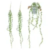 Dekorativa blommor 72 cm mjuk konstgjord växtsträng Heminredning Garland Nature Party Supplies Wall Hanging Fake Simulation Succulents El