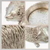 Świecane lampy herbaciane hedgehog Ornament Candlestick Ornament Uchwyt na biurko dekoracyjny komputer stacjonarny