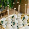 Party Decoration 100pcs Round Ball Wooden Stick Stirring Rod Cake Plug In Wedding Birthday Sweet Table Supplies