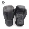 Skyddsutrustning pu boxning träningshandskar hand skydd handskar andbart hållbart material muay thailändska tävling handskar stansmittor 8 10 12 14 yq240318