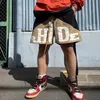 Rhude Shorts Summer American Quad Pants Designer Shorts Loose Quick-Torking Movement Basketball Pants and Running Pants Casual Shorts Monogram Print Men Shorts