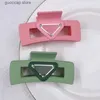 Клипы для волос Barrettes Hair Clips Barrettes Дизайнерский треугольник для волос Clip Barrettes Girls Brand P