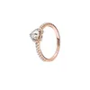 liefde ring 100% 925 Sterling Zilver fit pandora Ring Sieraden goud nieuwe sublieme hart roze groene ring Engagement Liefhebbers Mode Trouwring Voor Vrouwen