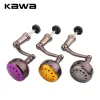 Accessoires Kawa Nouvelle poignée de bobine de pêche avec boutons en alliage pour 10003000 Spinning Reel Handle Shaft est 6 bords Tackle de pêche Accessoire