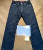 Y2K Retro High Street Tiger Jeans European och American Street Hip-Hop Mens Slim Dark raka långa byxor Jeans för kvinnor 240311