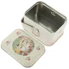 Storage Bottles Christmas Gift Packaging Tin Box Cookie Jar Candy Elk Tinplate Containers Sweet Holiday Sugar Case