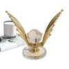 Decorative Figurines Crystal Sphere Eagle Spreading Wings Ornaments Unique Ball For Home Bedroom Table Living Room Garden