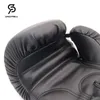 Beschermende uitrusting PU-trainingsbokshandschoenen Handbeschermende handschoenen Ademend Duurzaam materiaal Muay Thai Wedstrijdhandschoenen Stootwanten 8 10 12 14 yq240318